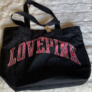NEW Victorias Secret Pink Bag with Zipper